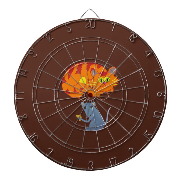 Cat & Mouse Dart Board (Front)
