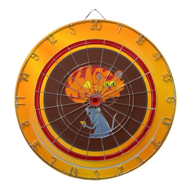 Cat & Mouse Dart Board (Front)
