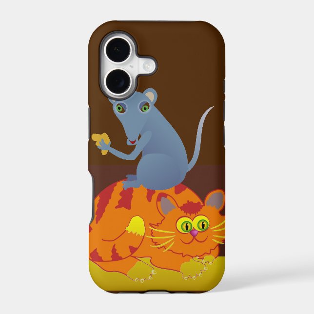 Cat & Mouse Iphone Case (Back)