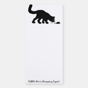 Cat & Mouse Magnetic Notepad