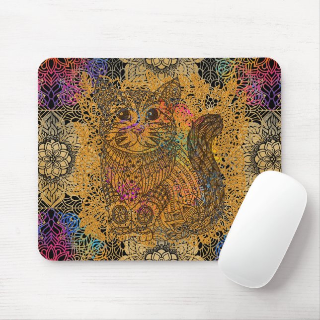 Cat Mouse Pad (With Mouse)