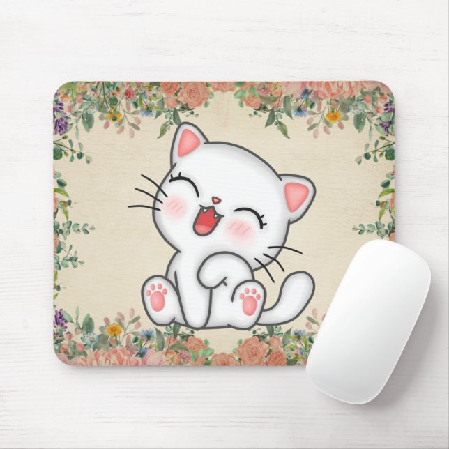 Cat Mouse Pad (With Mouse)