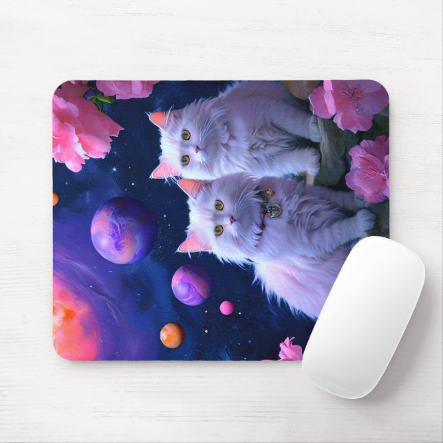 Cat Mouse Pad – Perfect Gift for Cat Lovers (With Mouse)