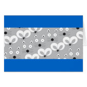 Cat & Mouse pattern grey (Front Horizontal)