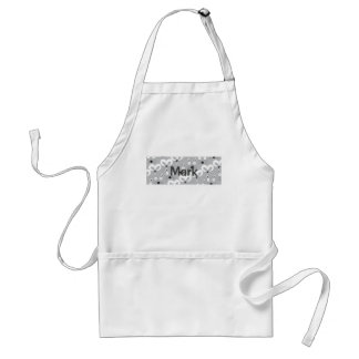 Cat & Mouse pattern grey Adult Apron