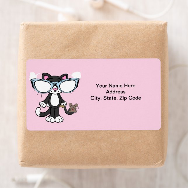 Cat Mouse Sunglasses  Labels (Insitu)