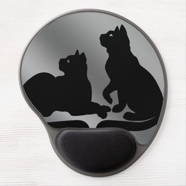 Cat Mousepad Classic Cat Lover Art Mouse Pads (Front)