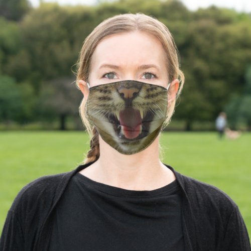 Cat mouth adult cloth face mask