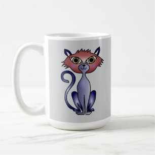 Cat Mug - Blue Cat Themed Gift
