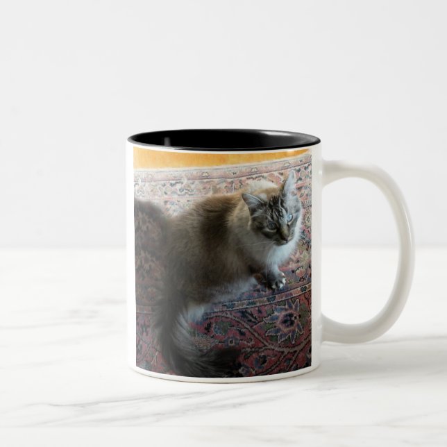 Cat mug with verse...In a cat's loving eye... (Right)