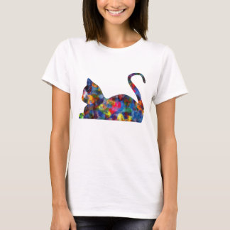 Cat Multi Colored Shirt