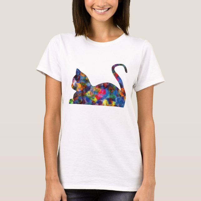 Cat Multi Colored Shirt (Front)