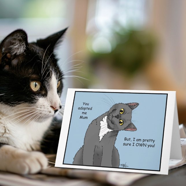 Cat Mum Adoption Card (Creator Uploaded)