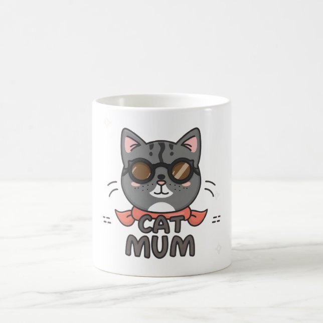 cat mum coffee mug (Center)