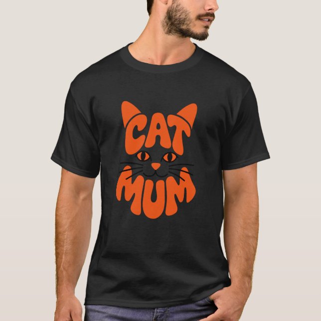 Cat Mum T-Shirt (Front)