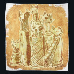 cat mummies sand bandana<br><div class="desc">design by anticute!..</div>