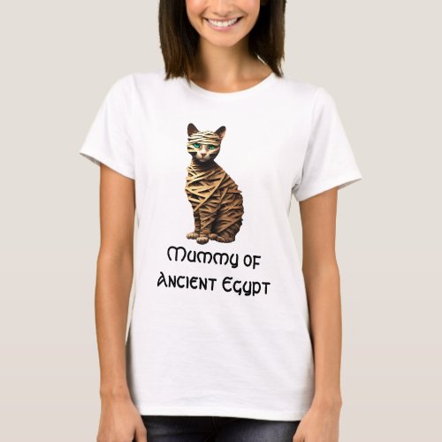 Cat Mummy of  Ancient Egypt T_Shirt