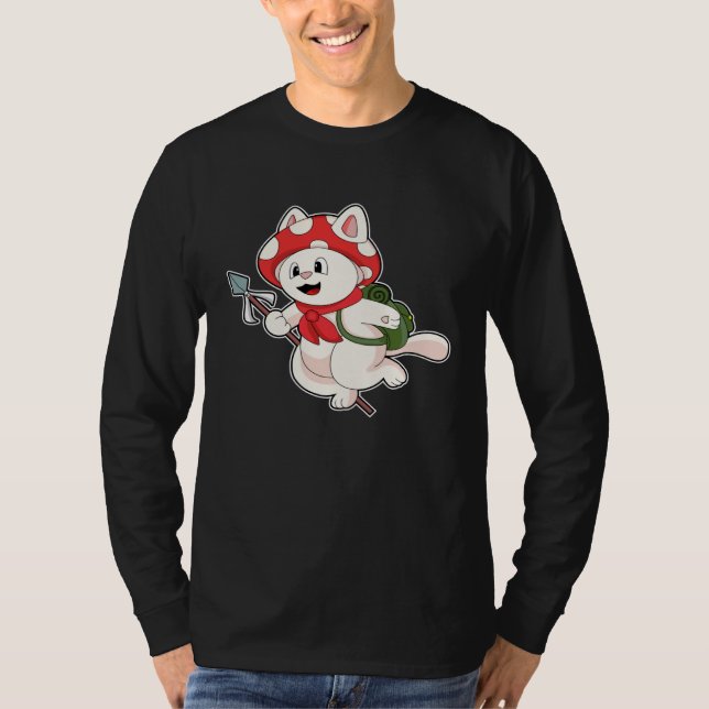 Cat Mushroom T-Shirt (Front)