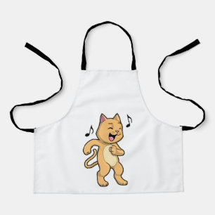 Cat Music Dance Apron