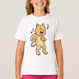 Cat Music Dance T-Shirt