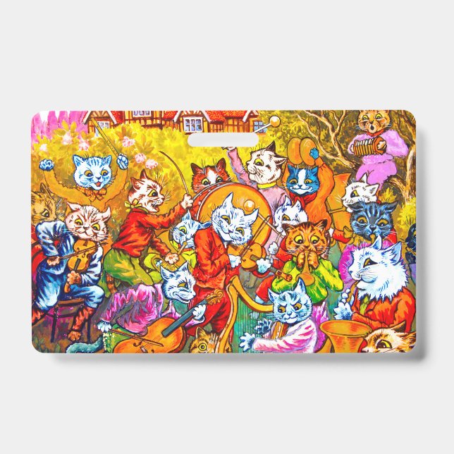 Cat Musical Band Badge (Front)