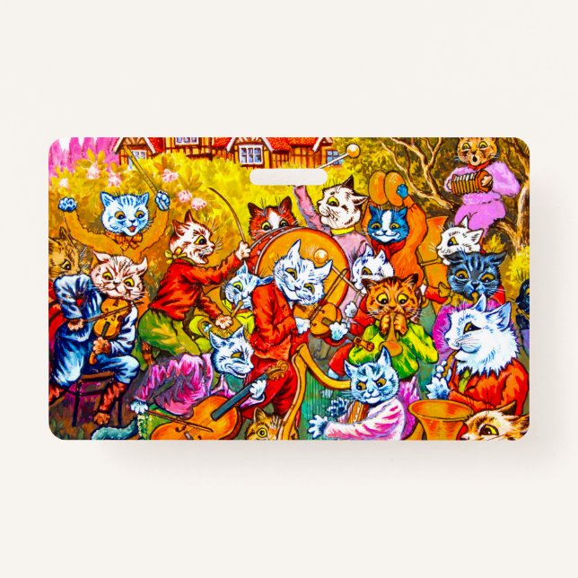 Cat Musical Band Badge (Front)