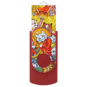 Cat Musical Band Flash Drive