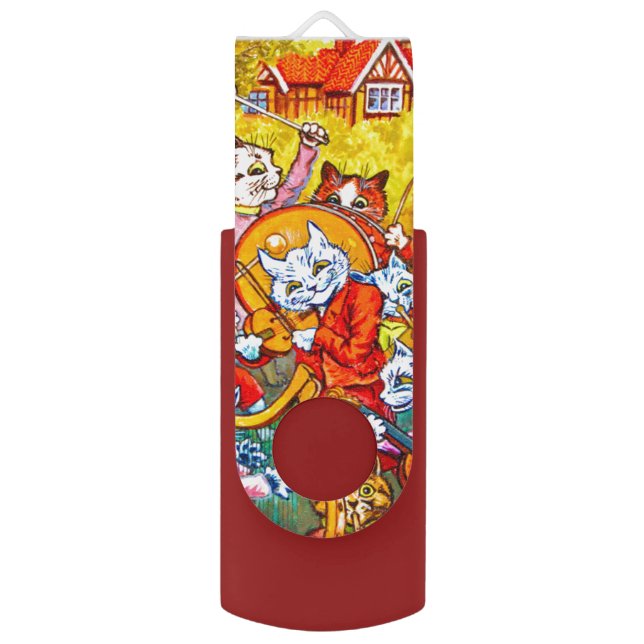 Cat Musical Band Flash Drive (Front Vertical)