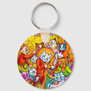 Cat Musical Band Keychain