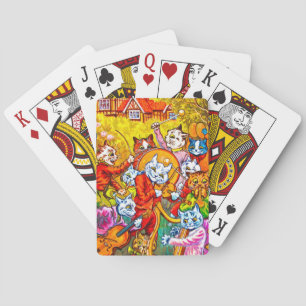 Cat Musical Band Poker Cards