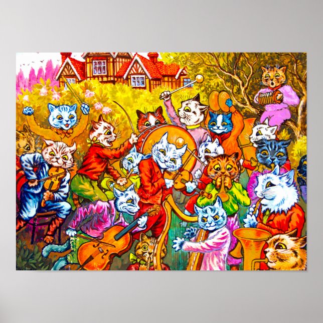 Cat Musical Band Poster (Front)