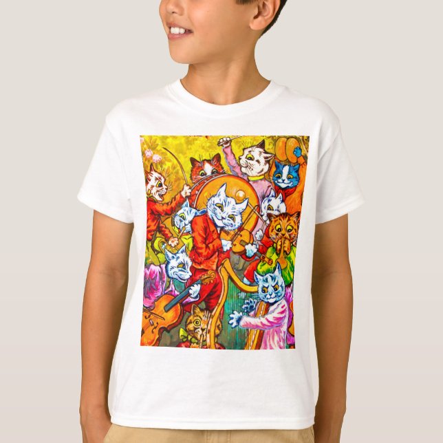Cat Musical Band T-Shirt (Front)