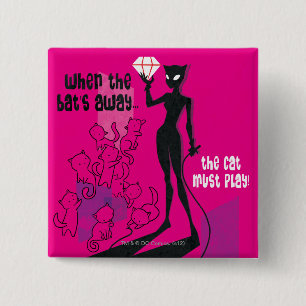 Cat Must Play Pinback Button