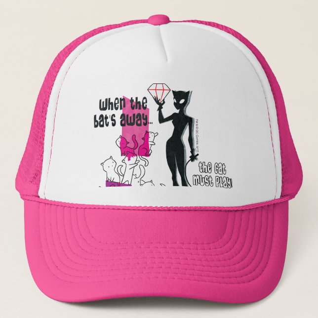 Cat Must Play Trucker Hat (Front)