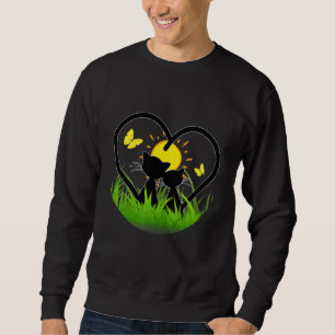Cat My Sunshine Cats Butterfly Cat  You Are Sun Fl Sweatshirt