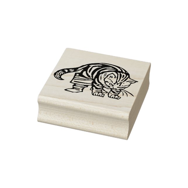 cat n boots art stamp (Stamp)