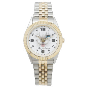 CAT Name Glitter Strap Watch