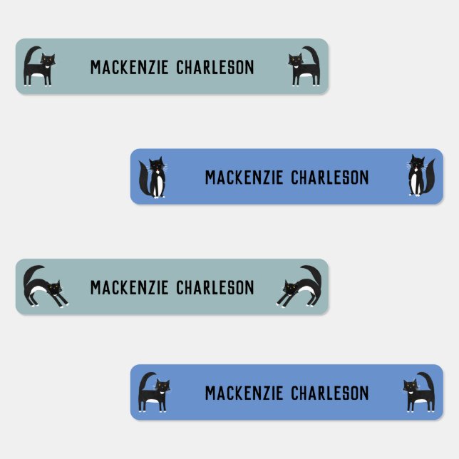 Cat Name Labels (Group)