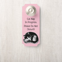 Cat Nap Do Not Disturb Standard Door Hanger Cat Nap Do Not Disturb Standard Door Hanger