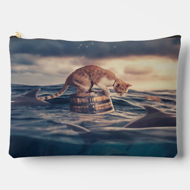 Cat Nap Dream or Nightmare Accessory Pouch (Front)