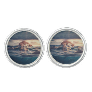 Cat Nap Dream or Nightmare Cufflinks