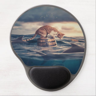 Cat Nap Dream or Nightmare Gel Mouse Pad