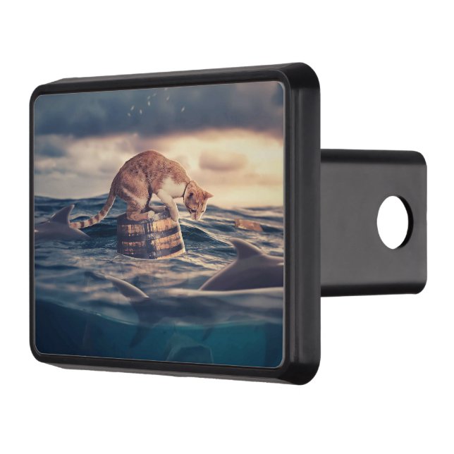 Cat Nap Dream or Nightmare Hitch Cover (Left)