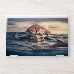 Cat Nap Dream or Nightmare HP Laptop Skin