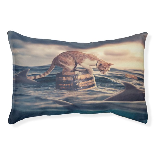 Cat Nap Dream or Nightmare Pet Bed (Front)