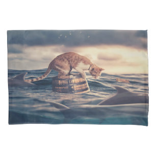 Cat Nap Dream or Nightmare Pillow Case