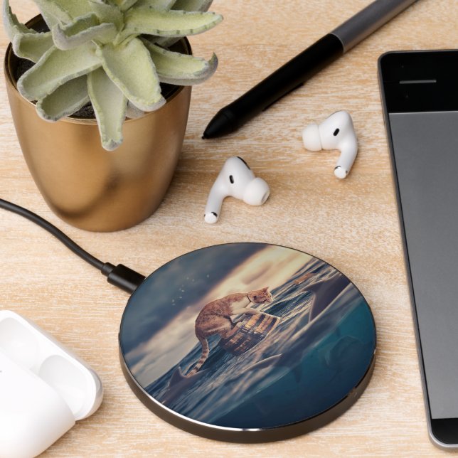 Cat Nap Dream or Nightmare Wireless Charger (Desk 2)