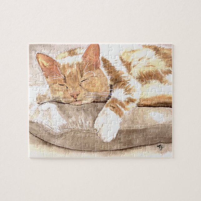 Cat Nap Jigsaw Puzzle (Horizontal)