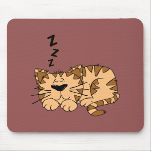Cat Nap Kitty Mousepad
