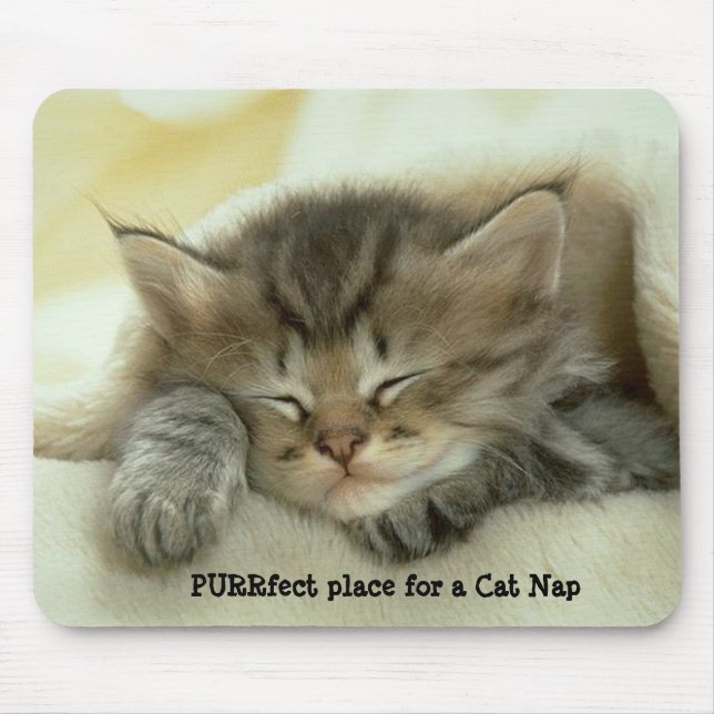 Cat Nap Mousepad (Front)